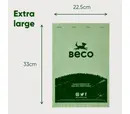 Beco Poop Bags Mint Scented 15 Bags - Single Roll
