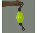 PetFace - Outdoor Paws Glow In The Dark Rugby Ball With Rope