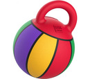 GiGwi Rubber Jumball Basketball With Handle Multi Small