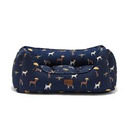 Joules Dog Print Box Bed