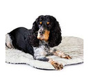 Rosewood Faux Fur Orthopaedic Dog Rug Bed
